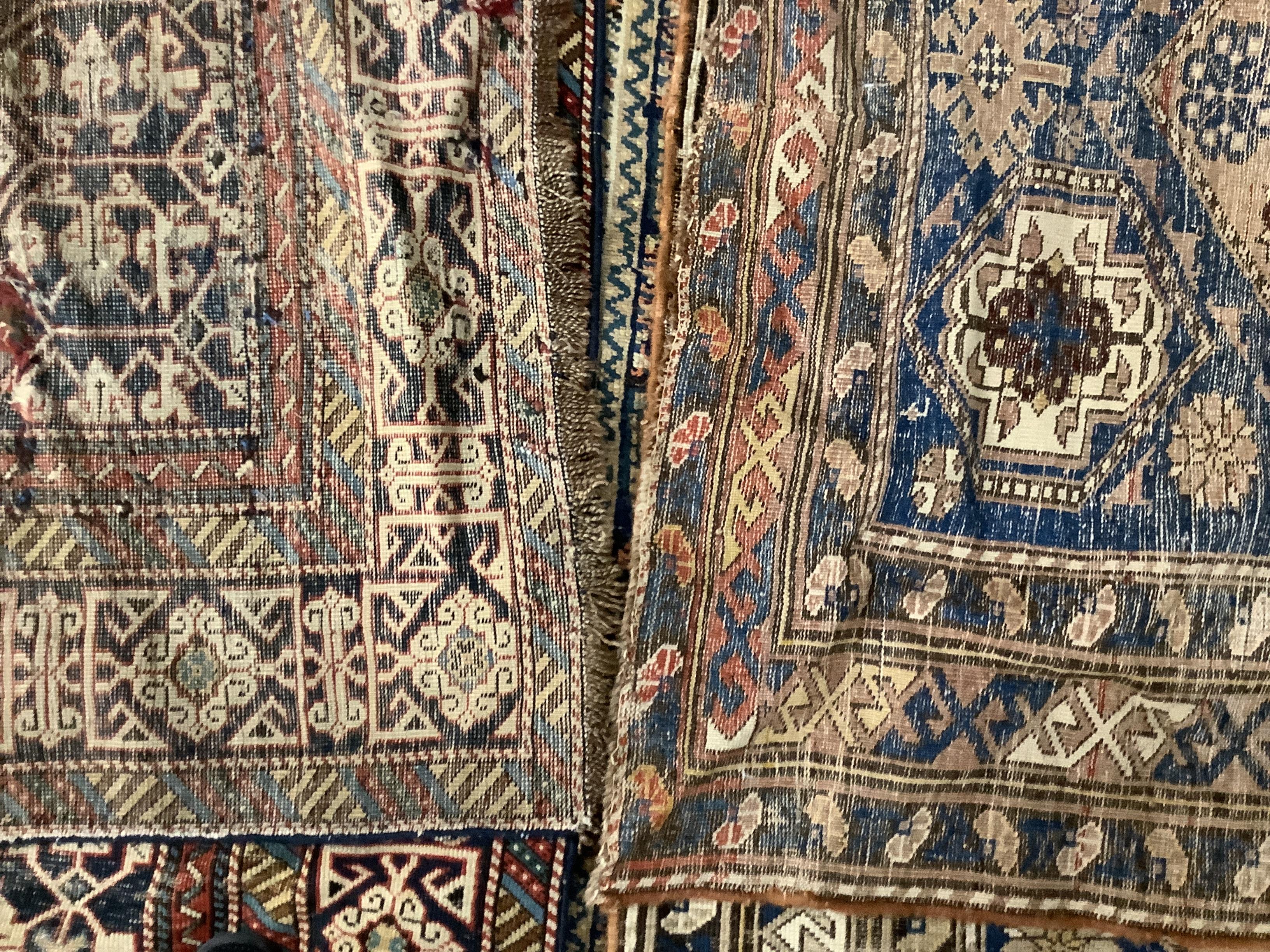 An antique Konaghend rug, 150 x 109cm, and a Shirvan rug, 156 x 114cm